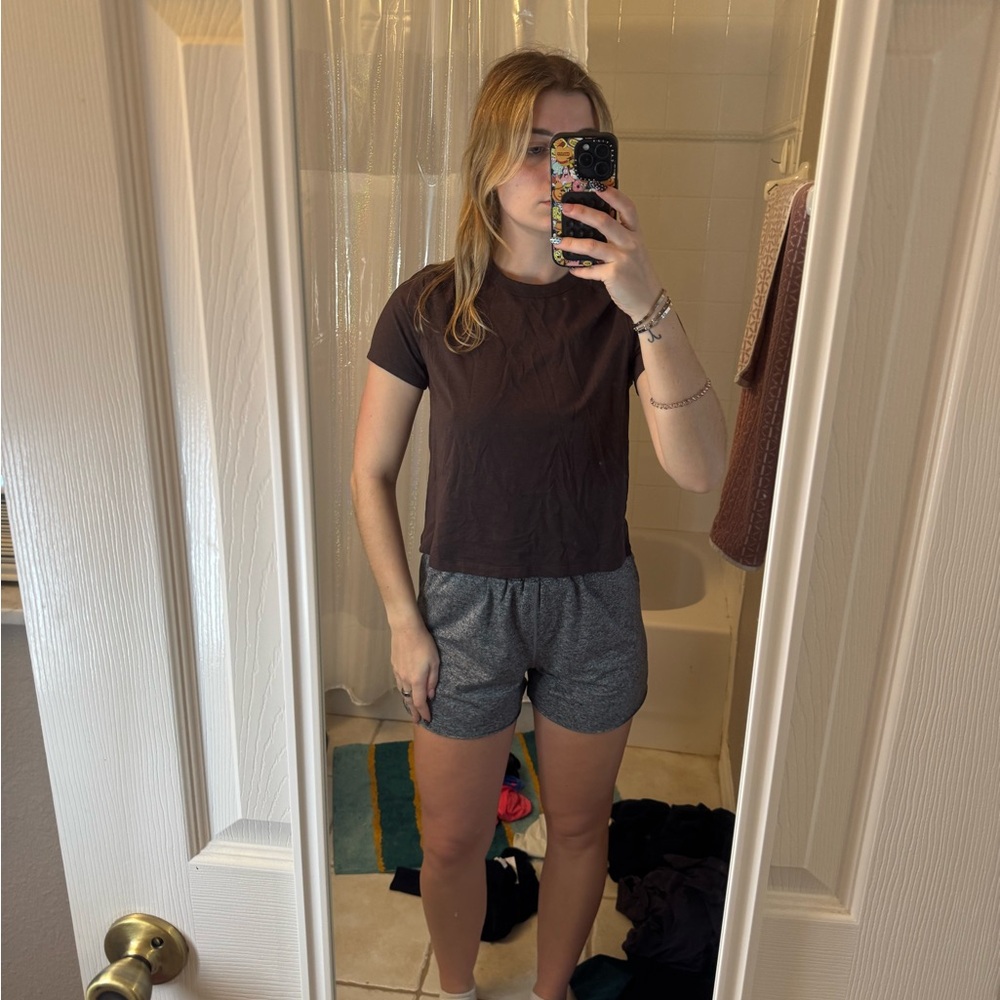 Lululemon Cotton Tee Espresso